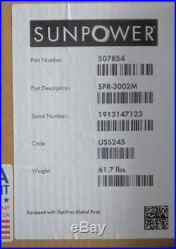 SMA/Sunpower SB3000TL-US-22 inverter with DC Disconnect + factory warranty
