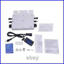 SOLAR GRID TIE MICRO INVERTER WATERPROOF IP65 WVC-700W Aluminium Alloy Silver