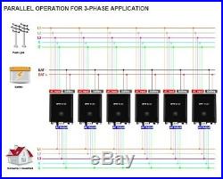SOLAR HYBRID INVERTER 10KW DC48V On-grid +off grid Inverter with Energy Storage