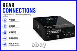 SUMRY 4000W 24V Hybrid Solar Inverter 140A MPPT Pure Sine Wave 120V AC