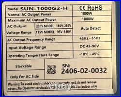 SUN-1000G2-H With Limit And Plug Connectors