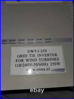 SWEA Grid Tie Micro Inverter 250 watt with dump load diode box for wind turbine