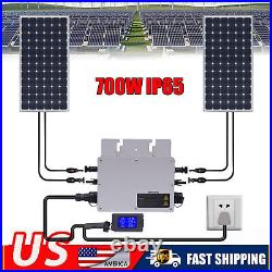 Sale! LCD Display Solar Grid Tie Micro Inverter Waterproof (ip65) Wvc-700w New