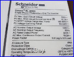 Schneider Conext RL 4000E Single Phase Photovoltaic Grid Tie Inverter
