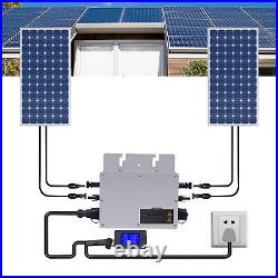 Self-cooling LCD-Display Microinverter 600W Solar Grid Tie Micro Inverter 110V
