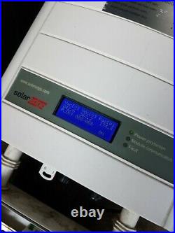 Solar Edge 3800A Grid Tie Inverter, tested & activated with 10 P300 optimizers
