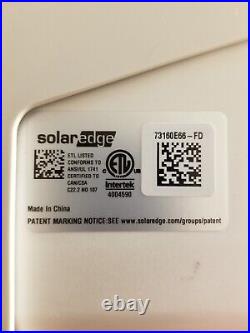 Solar Edge Hd Wave Grid Support Utility Interact Inverter Se7600h-us000nnu2 New