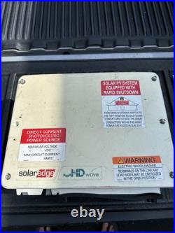 Solar Edge Single Phase Inverter With HD Wave Technology SE7600H-US000BNU4 READ