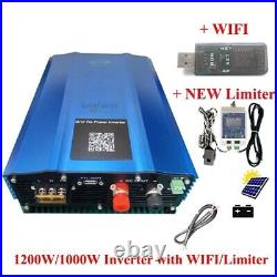 Solar Grid Tie Inverter WI-FI MPPT 1000W Limiter Sensor PV/ Battery Discharge