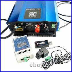 Solar Grid Tie Inverter Work Batteries DC 48V72V96V AC110VAC220V Limiter WIFI