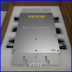 Solar Grid Tie Micro Inverter 1200W MPPT Pure Sine Wave DC to AC 110V Waterproof