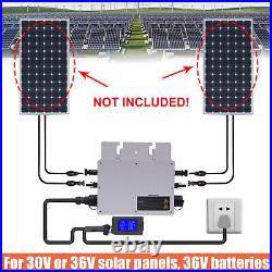 Solar Grid Tie Micro Inverter Aluminium Alloy 700W Fit Solar Panel 30V/60V 110V