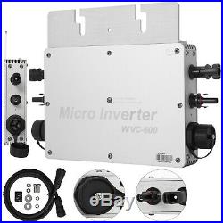 Solar Grid Tie Micro Inverter DC 22-50V to AC 110V 600w Solar System wireless