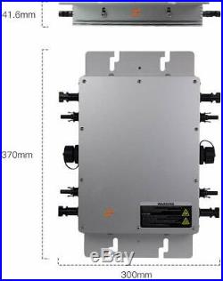 Solar Grid Tie Micro Inverter DC 22-50V to AC 110V Waterproof 1200w Pure Sine