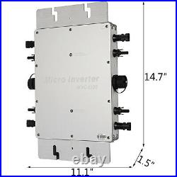 Solar Grid Tie Micro Inverter DC 22-50V to AC 220V Parallel Inverter Simplify