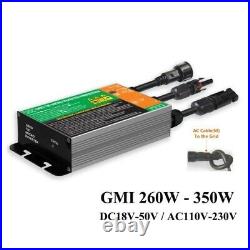 Solar Grid Tie Micro Inverter MPPT 260-350W DC/AC 110/220v Waterproof IP55 Tools