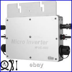 Solar Grid Tie Micro Inverter Pure Sine Wave 600W 22-50V 220V MPPT Waterproof
