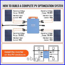 Solar Grid Tie Micro Inverter Solar Micro Inverter 1200W Waterproof IP67