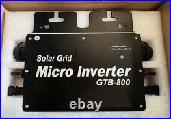 Solar Grid Tie Micro Inverter WiFi Control Auto Identification DC To AC Black US