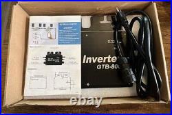 Solar Grid Tie Micro Inverter WiFi Control Auto Identification DC To AC Black US