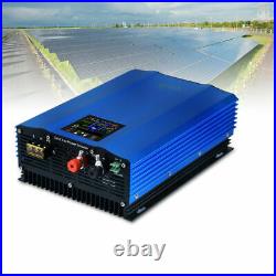 Solar Grid Tie Micro inverter 1200W MPPT Pure Sine Wave DC to AC 110V