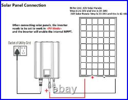 Solar Grid Tie Micro inverter MPPT 1000W Pure Sine Wave AC110V WithLimiter