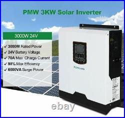 Solar Inverter 50Hz/60Hz Hybrid Pure Sine Wave PWM Battery Charger inversor Kit