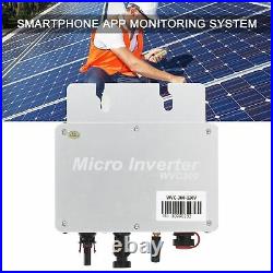 Solar Inverter MPPT Grid Tie Inverter Pure Sine Wave 300W DC/AC Roof & Outdoor