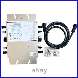 Solar Micro Grid Tie Inverter 1600W WVC Series Frequency IP65 Waterproof System