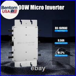 Solar Micro Grid Tie Inverter, WVC-1200W MPPT Grid Tie Pure Sine Wave Dc to Ac S