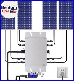 Solar Micro Grid Tie Inverter, WVC-1200W MPPT Grid Tie Pure Sine Wave Dc to Ac S