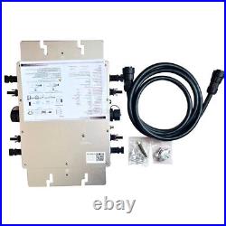 Solar Micro Grid Tie Inverter WVC DC22-60V 120V230VAC 50/60hz IP65 System 1600W