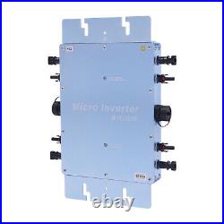 Solar Micro Inverter 1200W Grid Tie MPPT DC 17-50V AC 80-160V Waterproof