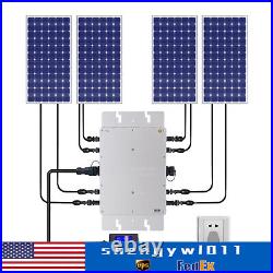 Solar Micro Inverter 1200W Grid Tie MPPT DC 22-50V to 80-160V AC 110V For Home