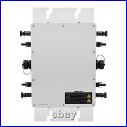 Solar Micro Inverter 1200W MPPT Grid Tie Pure Sine Wave DC to AC LCD Waterproof