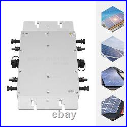 Solar Micro Inverter 1400W Waterproof Grid Tie MPPT Pure Sine Wave DC to AC 110V