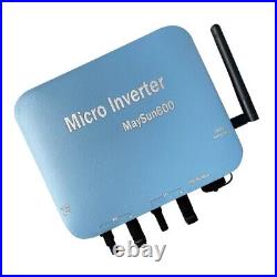 Solar Micro Inverter 600W Grid Tie MPPT Pure Sine Wave DC to AC 110V Waterproof