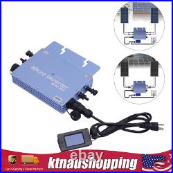 Solar Micro Inverter 600W Grid Tie MPPT Pure Sine Wave DC to AC Waterproof New