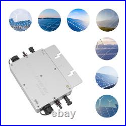 Solar Micro Inverter 600W Grid Tie MPPT Pure Sine Wave DC to Waterproof