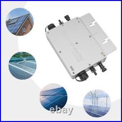 Solar Micro Inverter 600W Grid Tie MPPT Pure Sine Wave DC to Waterproof