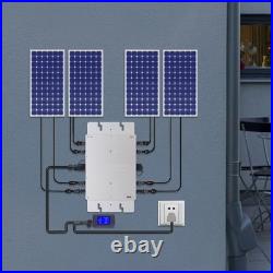 Solar Micro Inverter Grid Tie Grid Pure Sine Wave Inverter Waterproof WVC-1200W