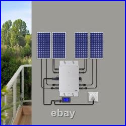Solar Micro Inverter Grid Tie Grid Pure Sine Wave Inverter Waterproof WVC-1200W