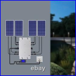 Solar Micro Inverter Grid Tie Grid Pure Sine Wave Inverter Waterproof WVC-1200W