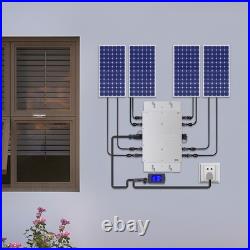 Solar Micro Inverter Grid Tie Grid Pure Sine Wave Inverter Waterproof WVC-1200W