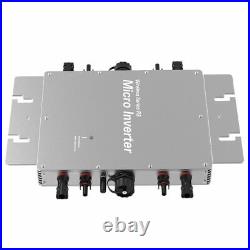 Solar Micro Inverter Grid Tie MPPT Smart Dc22v-60v Ac110v-230v Remote Monitoring