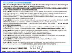 Solar Micro Inverter MPPT Grid Tie Inverter Pure Sine Wave Inverter DC 1860V