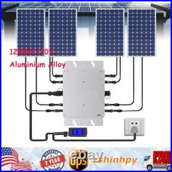Solar Micro Inverter WVC-1200W Grid Tie MPPT Pure Sine Wave DC to AC Waterproof