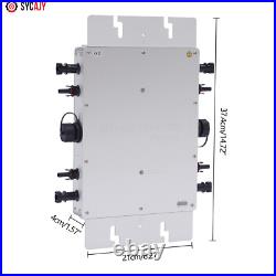 Solar Micro Inverter WVC-1200W Grid Tie MPPT Pure Sine Wave DC to AC Waterproof