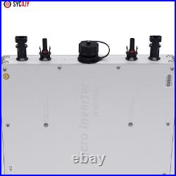 Solar Micro Inverter WVC-1200W Grid Tie MPPT Pure Sine Wave DC to AC Waterproof