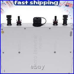 Solar Micro Inverter WVC-1200W Grid Tie MPPT Pure Sine Wave DC to AC Waterproof